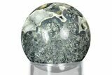 Colorful Polished Marcasite Agate Sphere - Indonesia #330211-1